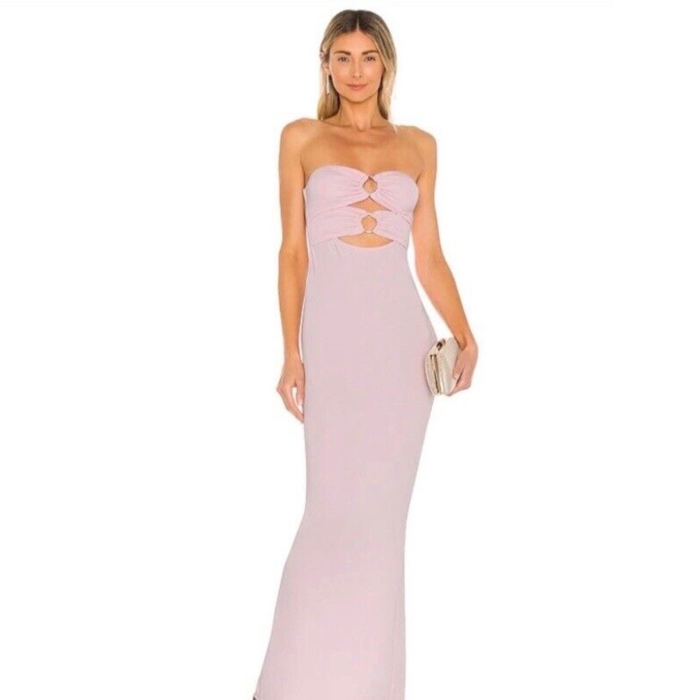 Michael Costello x REVOLVE Rylee Maxi Dress in Lilac Pink NWT